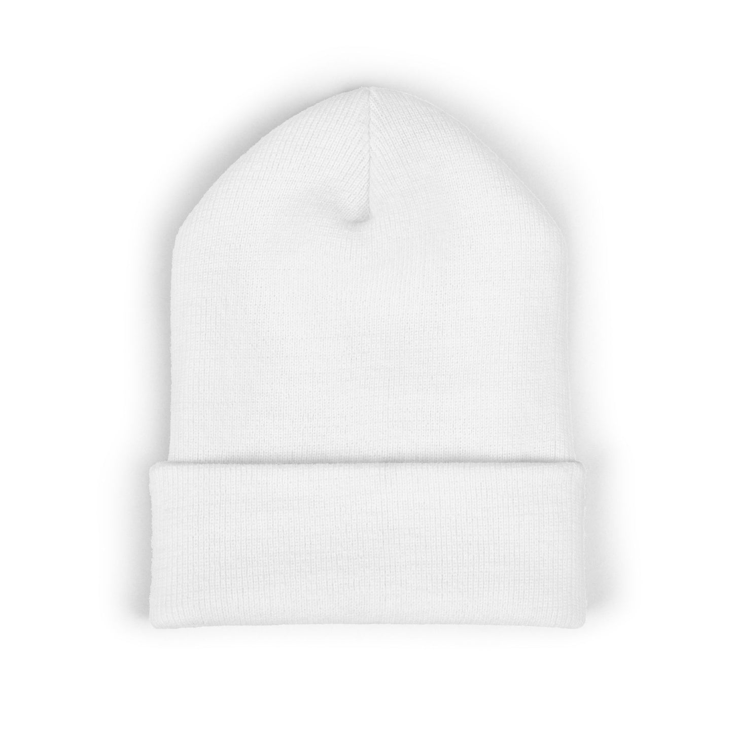 Embroidered Red Star Cuffed Beanie