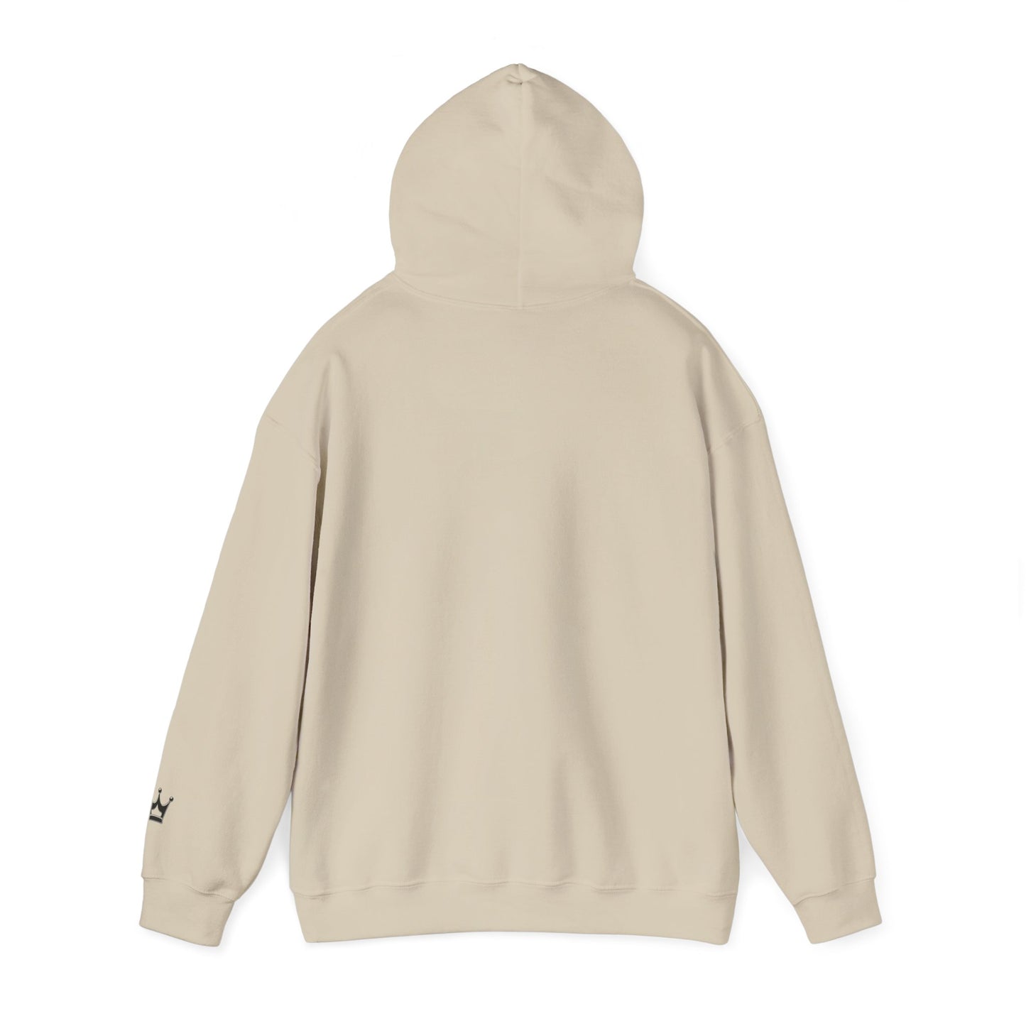Faith Script Hoodie — Inspirational Christian Pullover with Cross Accent