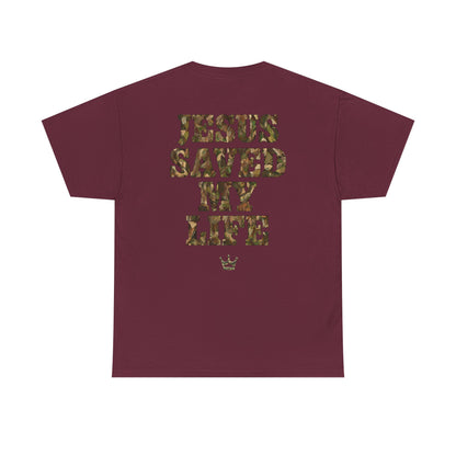 Jesus Saved My Life T-Shirt — Christian Faith Graphic Tee