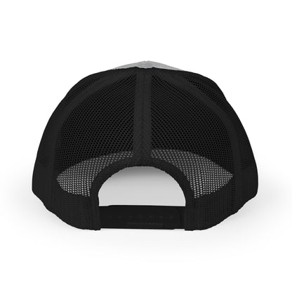 Embroidered Cross Snapback Trucker Hat