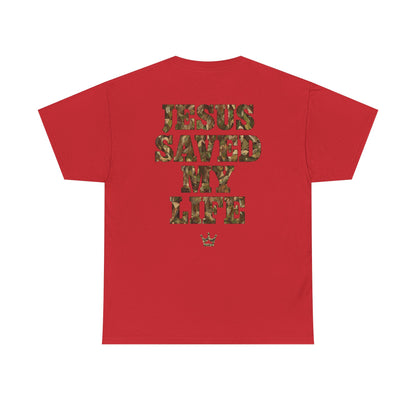 Jesus Saved My Life T-Shirt — Christian Faith Graphic Tee
