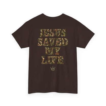 Jesus Saved My Life T-Shirt — Christian Faith Graphic Tee