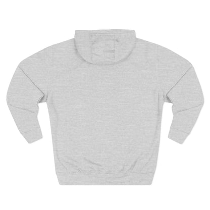 Crown Minimalist Hoodie — Small Chest Crown Logo Fleece Hoodie