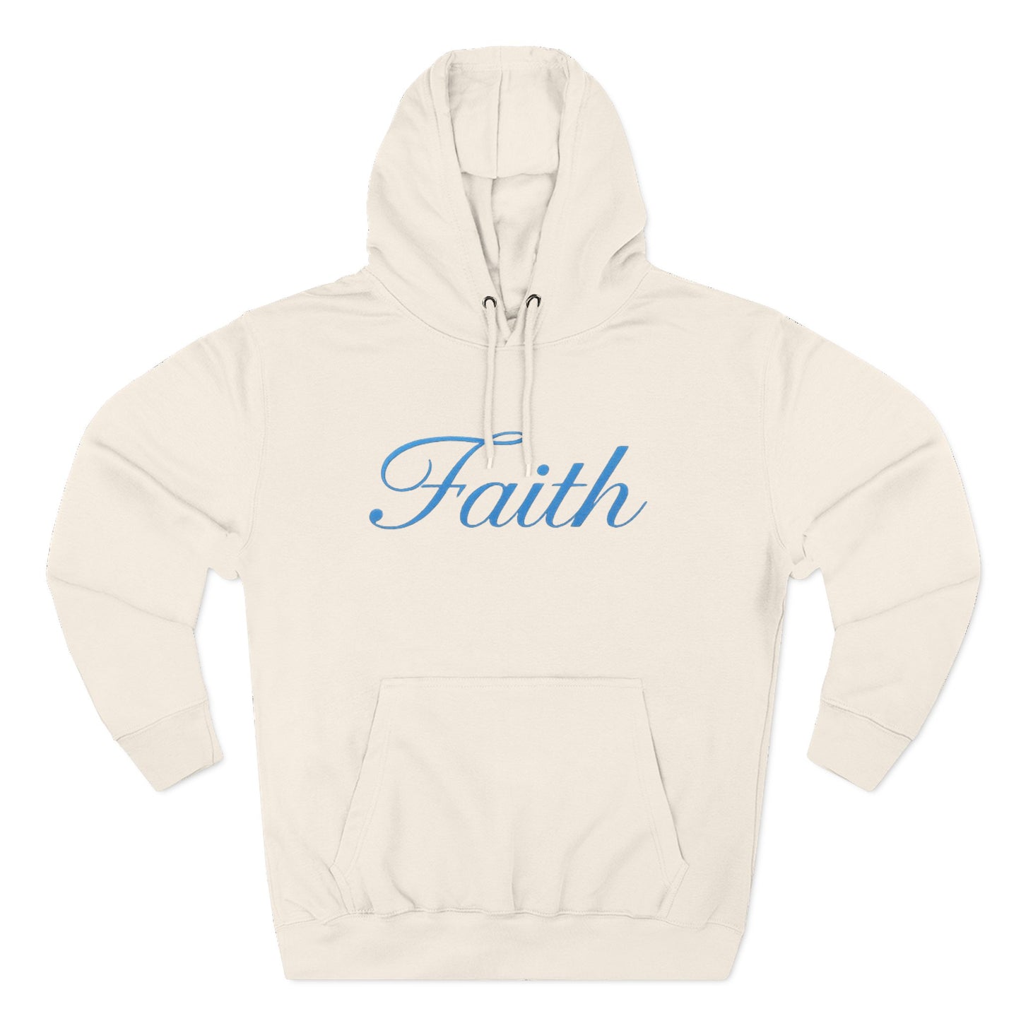 Faith Script Hoodie — Minimal Inspirational Pullover