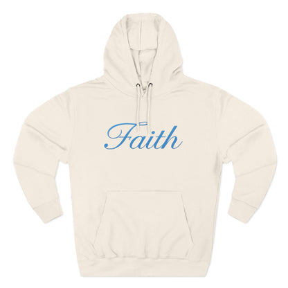 Faith Script Hoodie — Minimal Inspirational Pullover