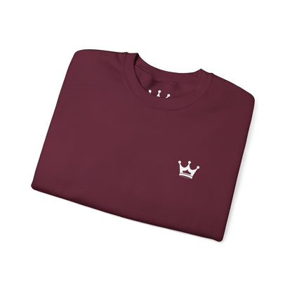 Christian Crewneck Sweatshirt — "You Need Jesus." Back Print with Faith Sleeve