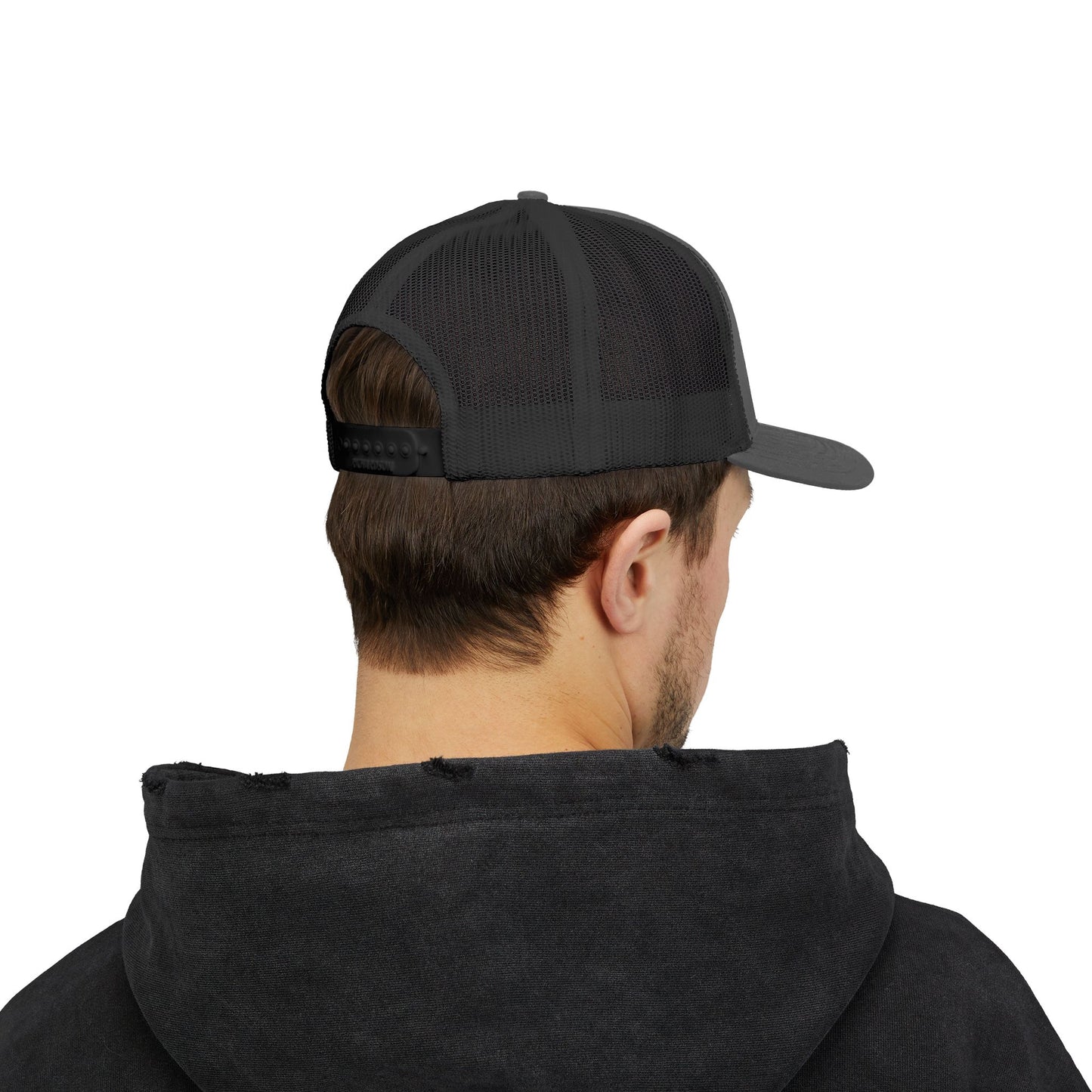 Embroidered Cardinal Star Trucker Cap