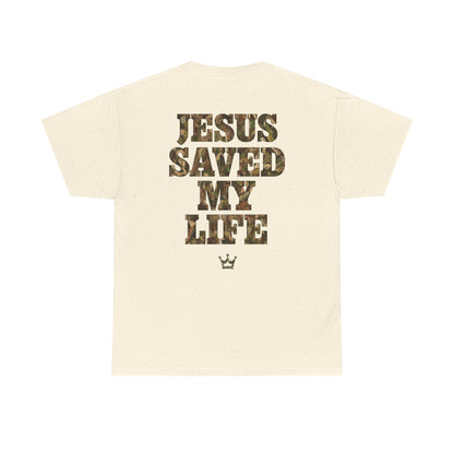 Jesus Saved My Life T-Shirt — Christian Faith Graphic Tee
