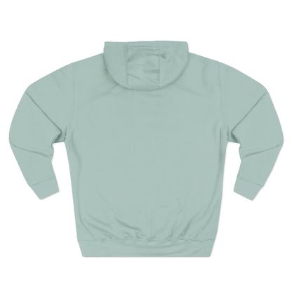 Crown Minimalist Hoodie — Small Chest Crown Logo Fleece Hoodie