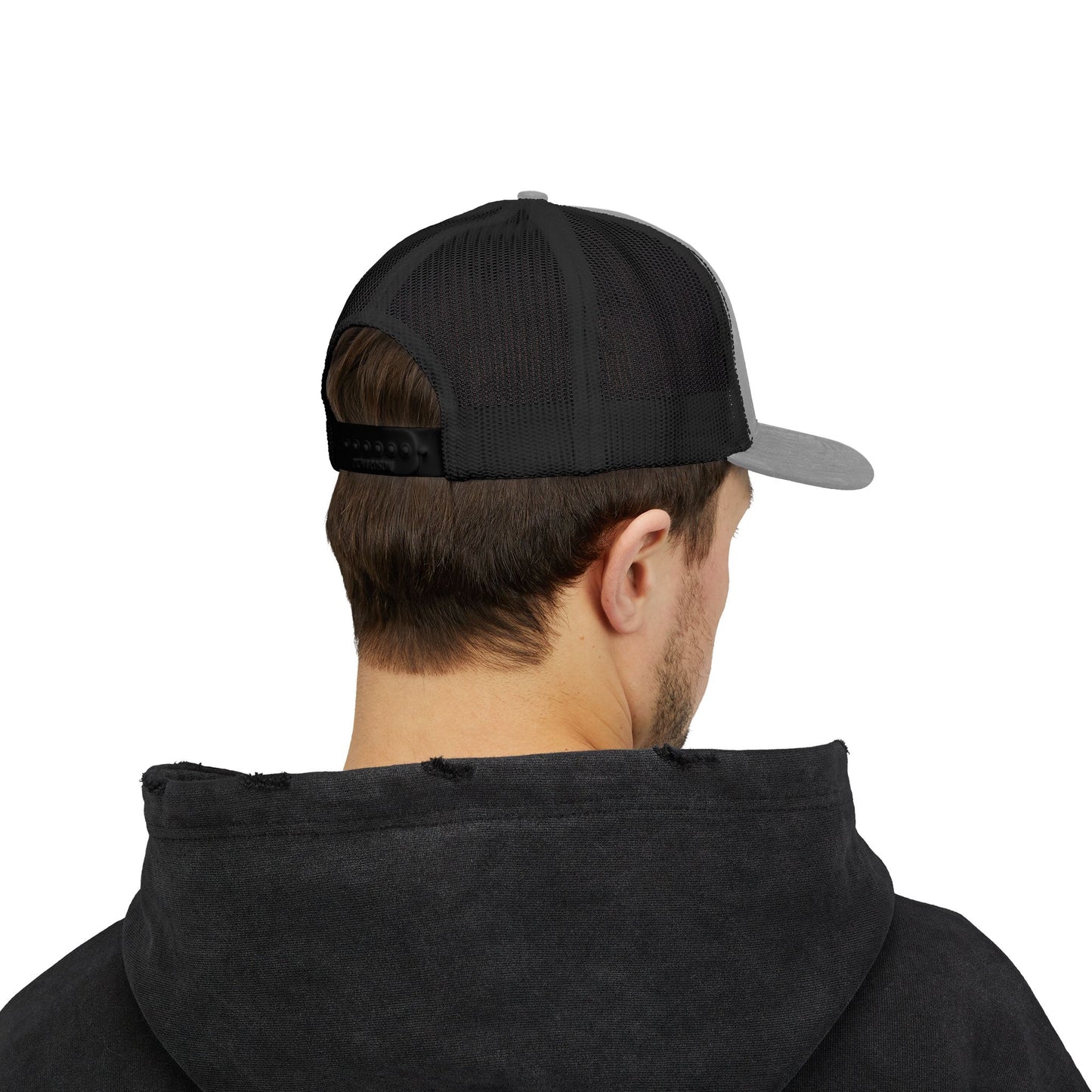 Embroidered Cardinal Star Trucker Cap