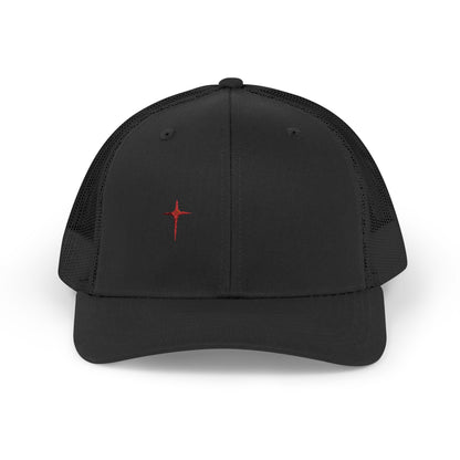 Embroidered Cardinal Star Trucker Cap
