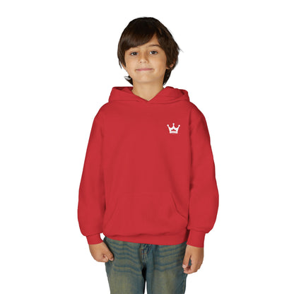 Youth Hoodie — “You Need Jesus.” Bold Back Print with Crown Accent