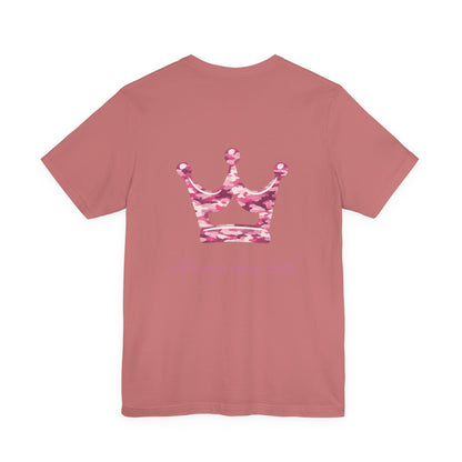 Faith Vintage Bible Scene Tee — "Be strong like men" Christian Scripture T‑Shirt.