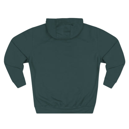 Crown Minimalist Hoodie — Small Chest Crown Logo Fleece Hoodie