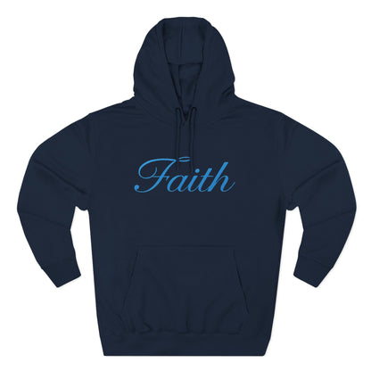 Faith Script Hoodie — Minimal Inspirational Pullover