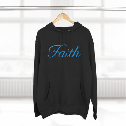 Faith Script Hoodie — Minimal Inspirational Pullover