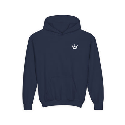 Youth Hoodie — “You Need Jesus.” Bold Back Print with Crown Accent