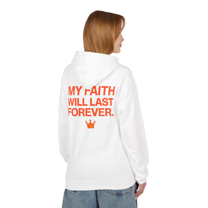 Faith Will Last Forever Hoodie — Inspirational Crown Graphic Hoodie