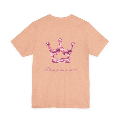 Faith Vintage Bible Scene Tee — "Be strong like men" Christian Scripture T‑Shirt.