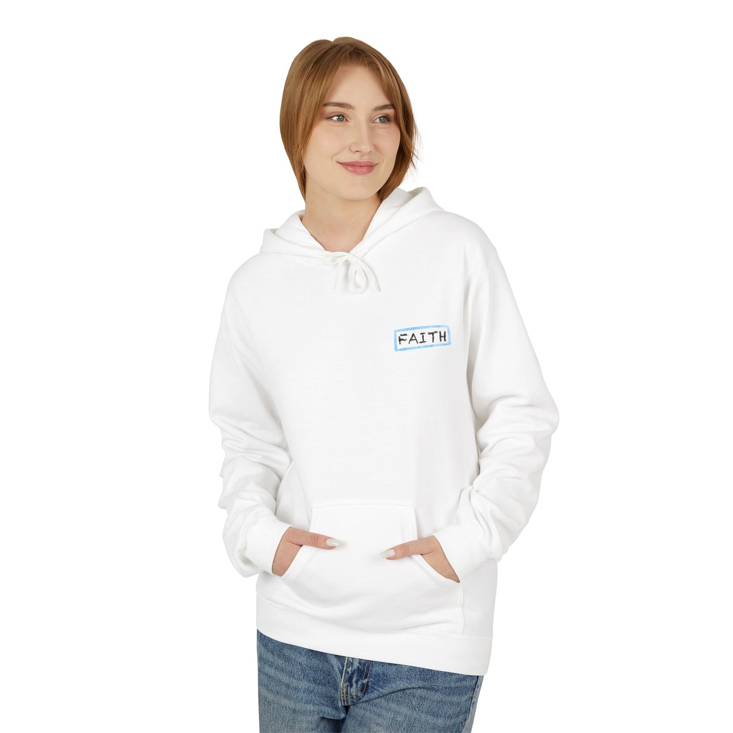 Faith Hoodie — "Jesus Is Still Alive" Minimal Christian Pullover