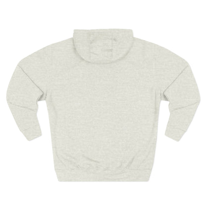 Crown Minimalist Hoodie — Small Chest Crown Logo Fleece Hoodie