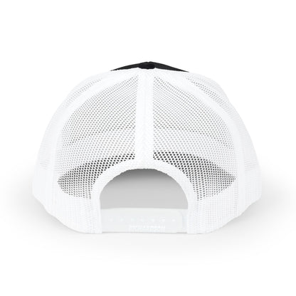 Embroidered Cross Snapback Trucker Hat