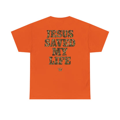 Jesus Saved My Life T-Shirt — Christian Faith Graphic Tee