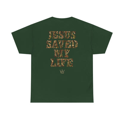 Jesus Saved My Life T-Shirt — Christian Faith Graphic Tee
