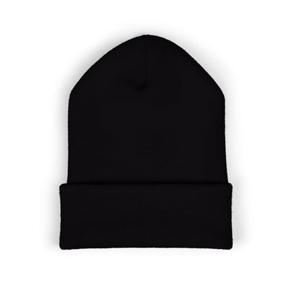 Embroidered Red Star Cuffed Beanie