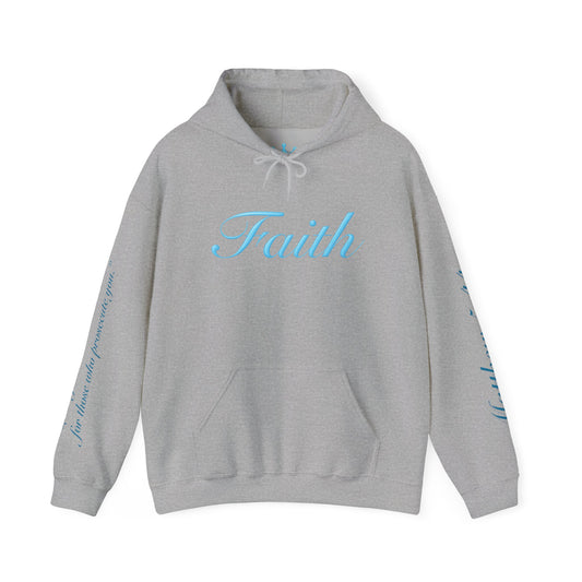 Faith Hoodie — Vintage Angel Scripture Sweatshirt (Mathew 5:44)