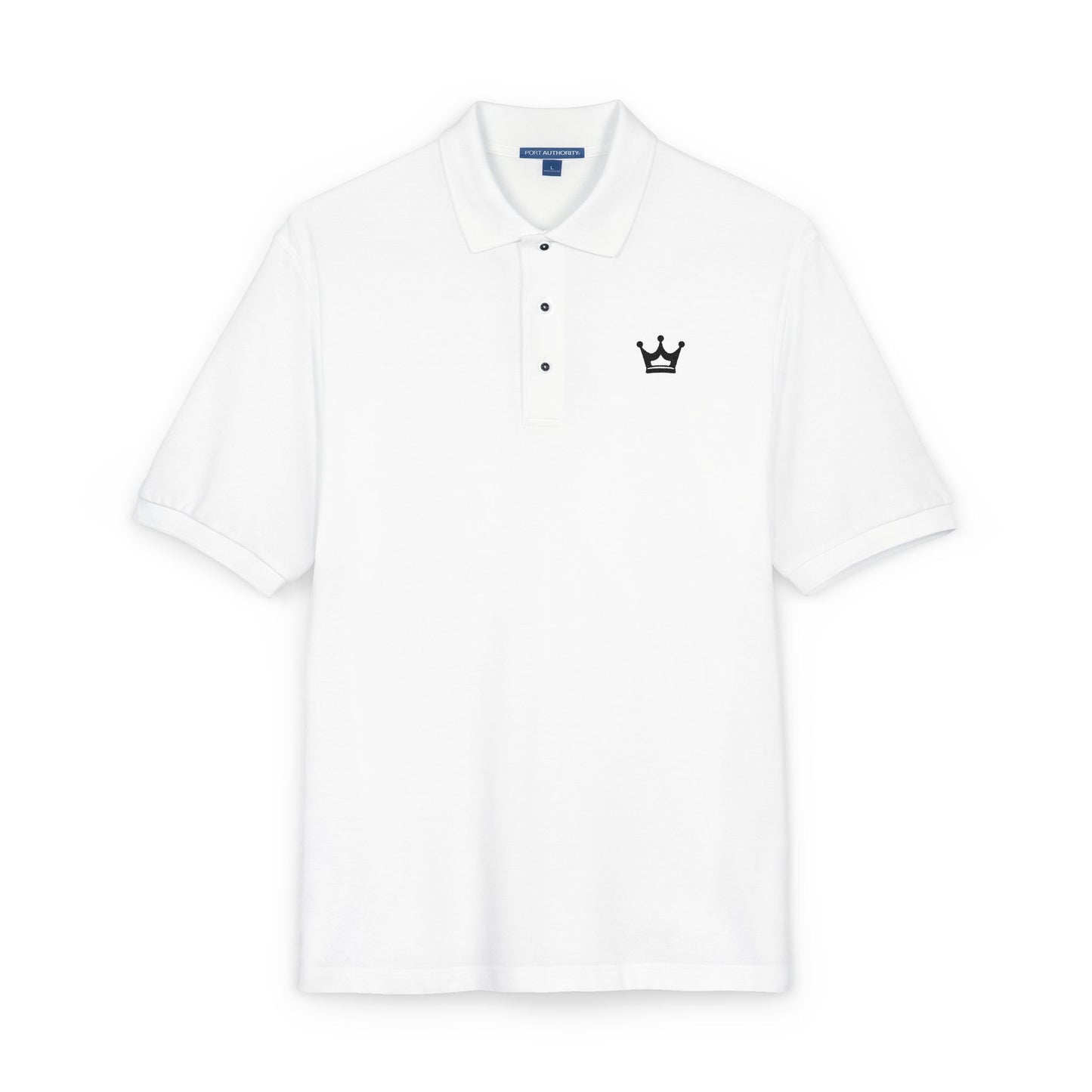 Embroidered Crown Polo Shirt — Classic Men's/Women's Short-Sleeve Golf Polo