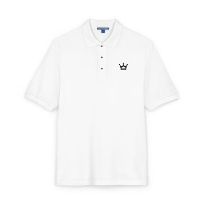 Embroidered Crown Polo Shirt — Classic Men's/Women's Short-Sleeve Golf Polo