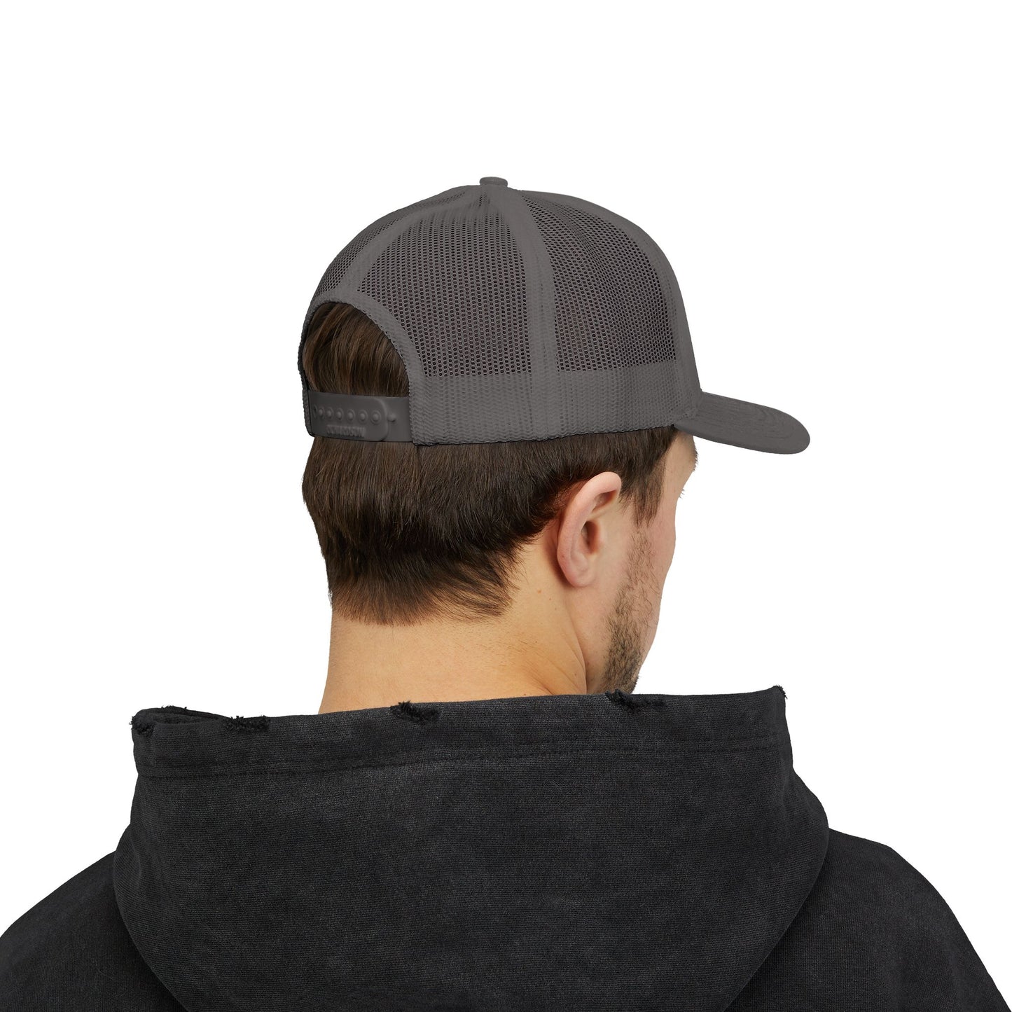 Embroidered Cardinal Star Trucker Cap