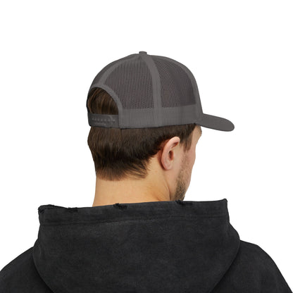 Embroidered Cardinal Star Trucker Cap