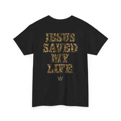 Jesus Saved My Life T-Shirt — Christian Faith Graphic Tee