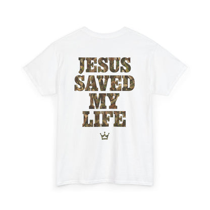 Jesus Saved My Life T-Shirt — Christian Faith Graphic Tee