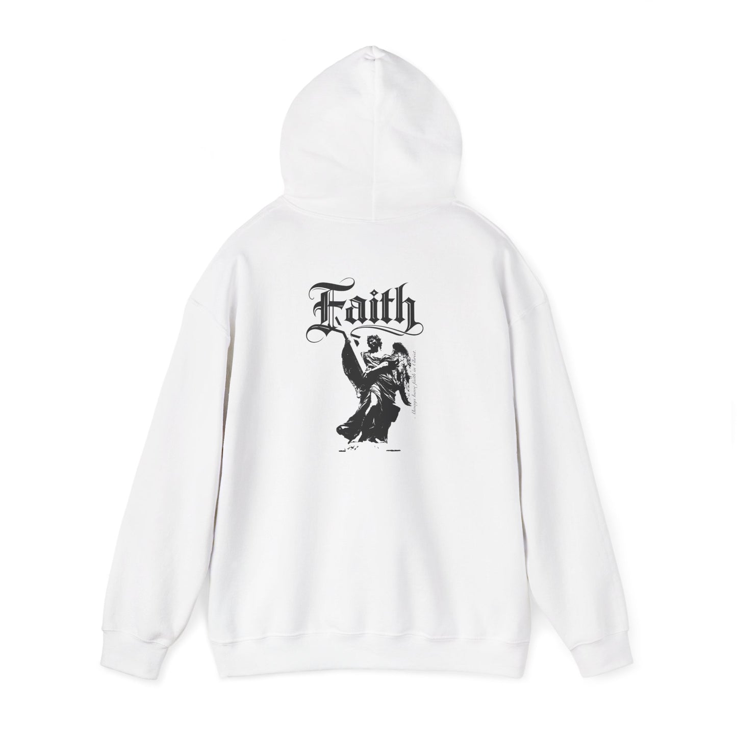 Copy of Faith Gothic Hoodie — Angel Graphic Religious Streetwear