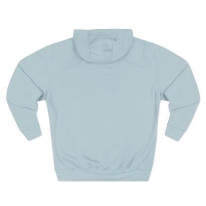 Crown Minimalist Hoodie — Small Chest Crown Logo Fleece Hoodie