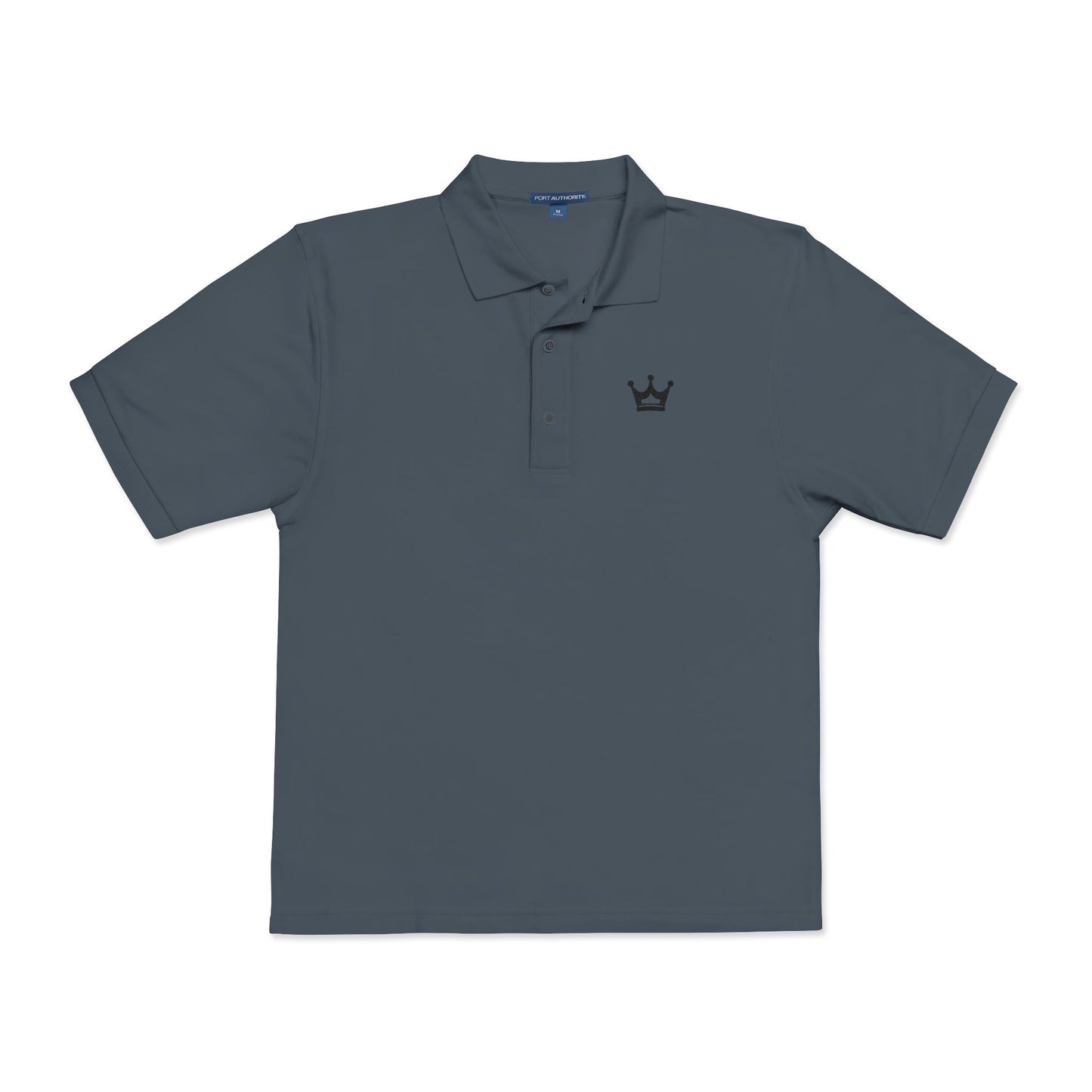 Embroidered Crown Polo Shirt — Classic Men's/Women's Short-Sleeve Golf Polo