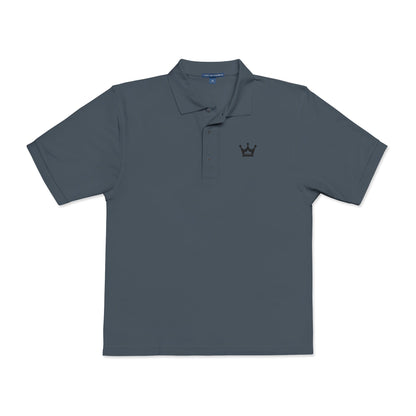Embroidered Crown Polo Shirt — Classic Men's/Women's Short-Sleeve Golf Polo