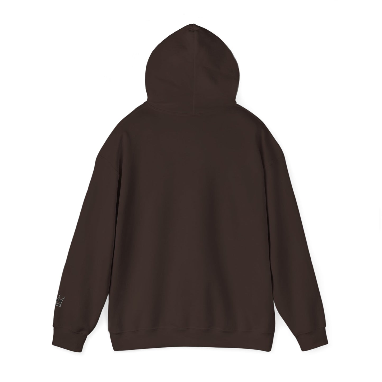 Faith Script Hoodie — Inspirational Christian Pullover with Cross Accent