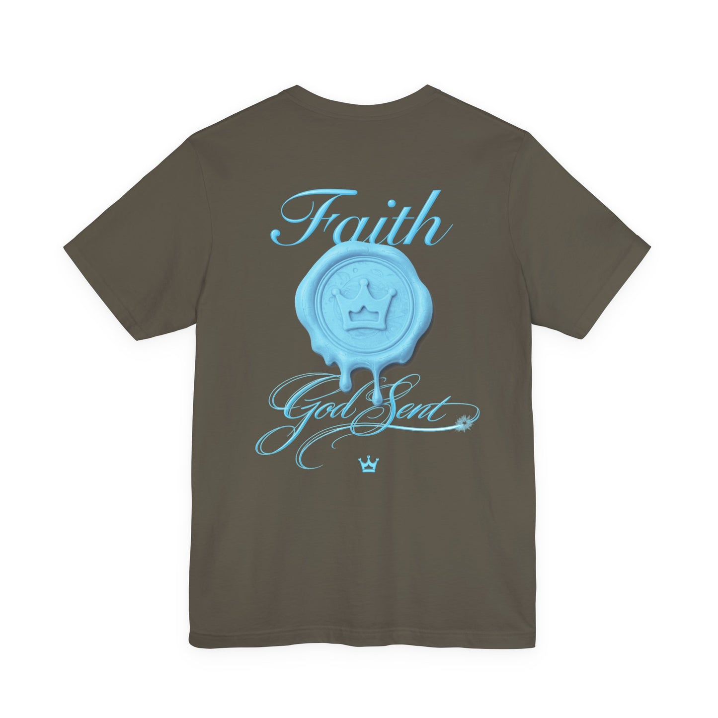 Copy of Faith Vintage Bible Scene Tee — "Be strong like men" Christian Scripture T‑Shirt