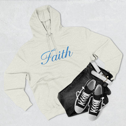 Faith Script Hoodie — Minimal Inspirational Pullover