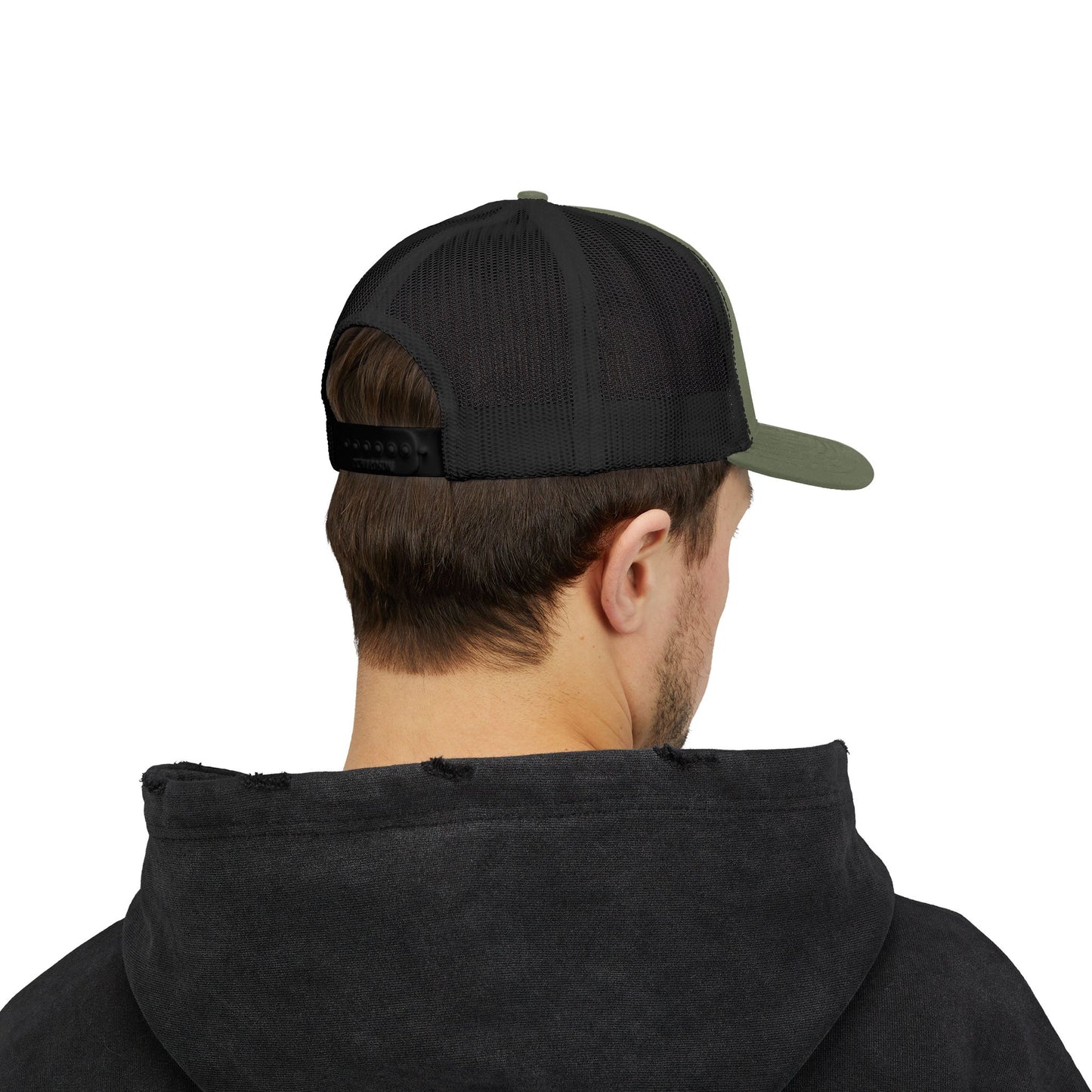Embroidered Cardinal Star Trucker Cap