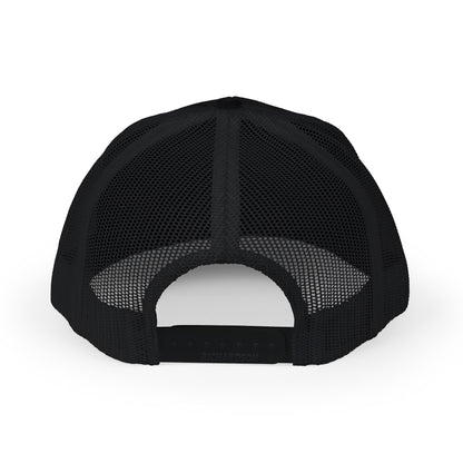 Embroidered Cross Snapback Trucker Hat