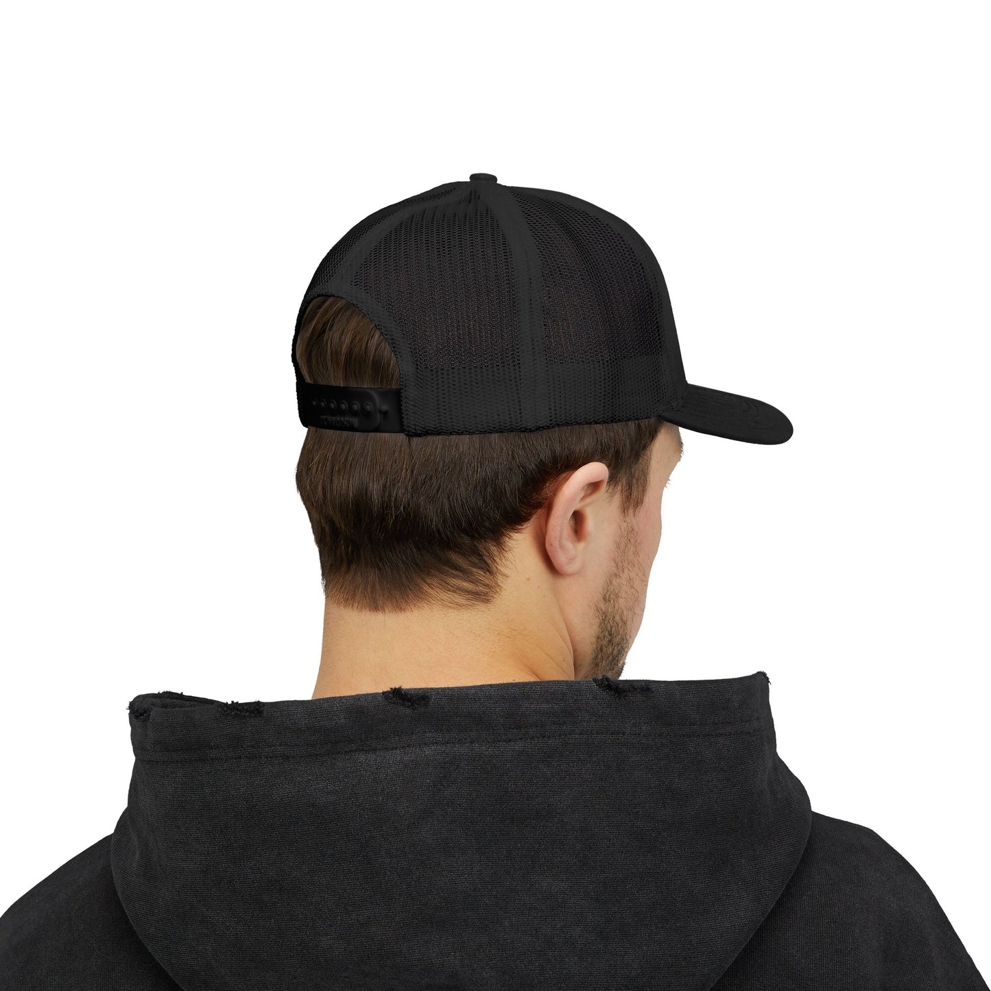 Embroidered Cardinal Star Trucker Cap