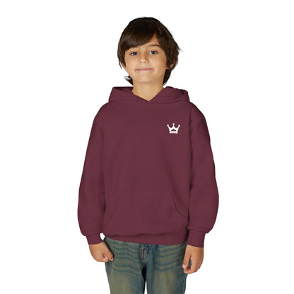 Youth Hoodie — “You Need Jesus.” Bold Back Print with Crown Accent