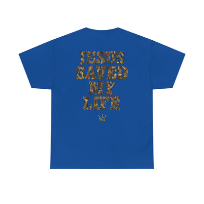 Jesus Saved My Life T-Shirt — Christian Faith Graphic Tee