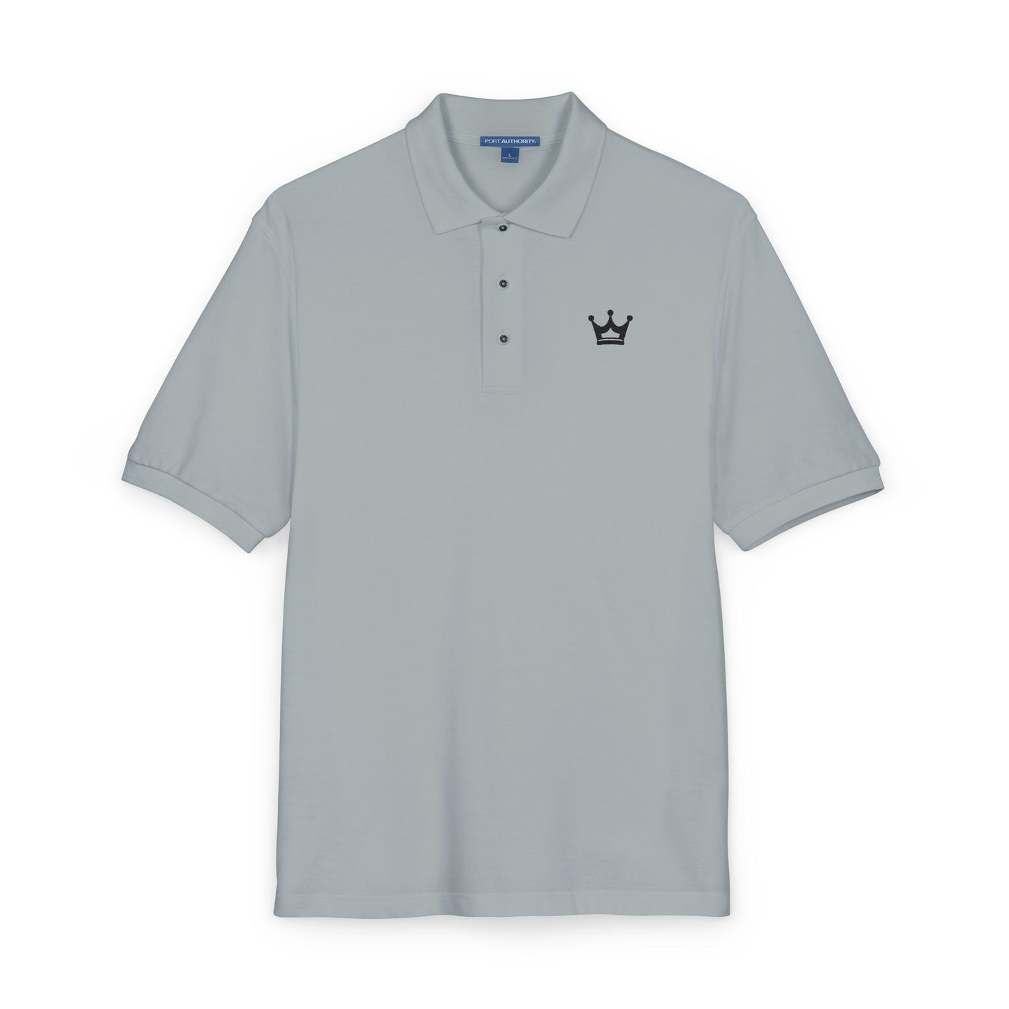 Embroidered Crown Polo Shirt — Classic Men's/Women's Short-Sleeve Golf Polo