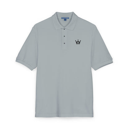 Embroidered Crown Polo Shirt — Classic Men's/Women's Short-Sleeve Golf Polo